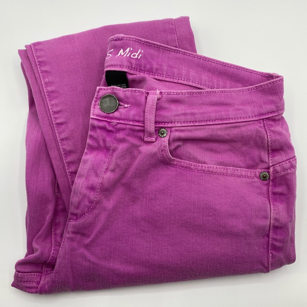 Pink Denim / Jeans Victoria Secret Midi sz 8